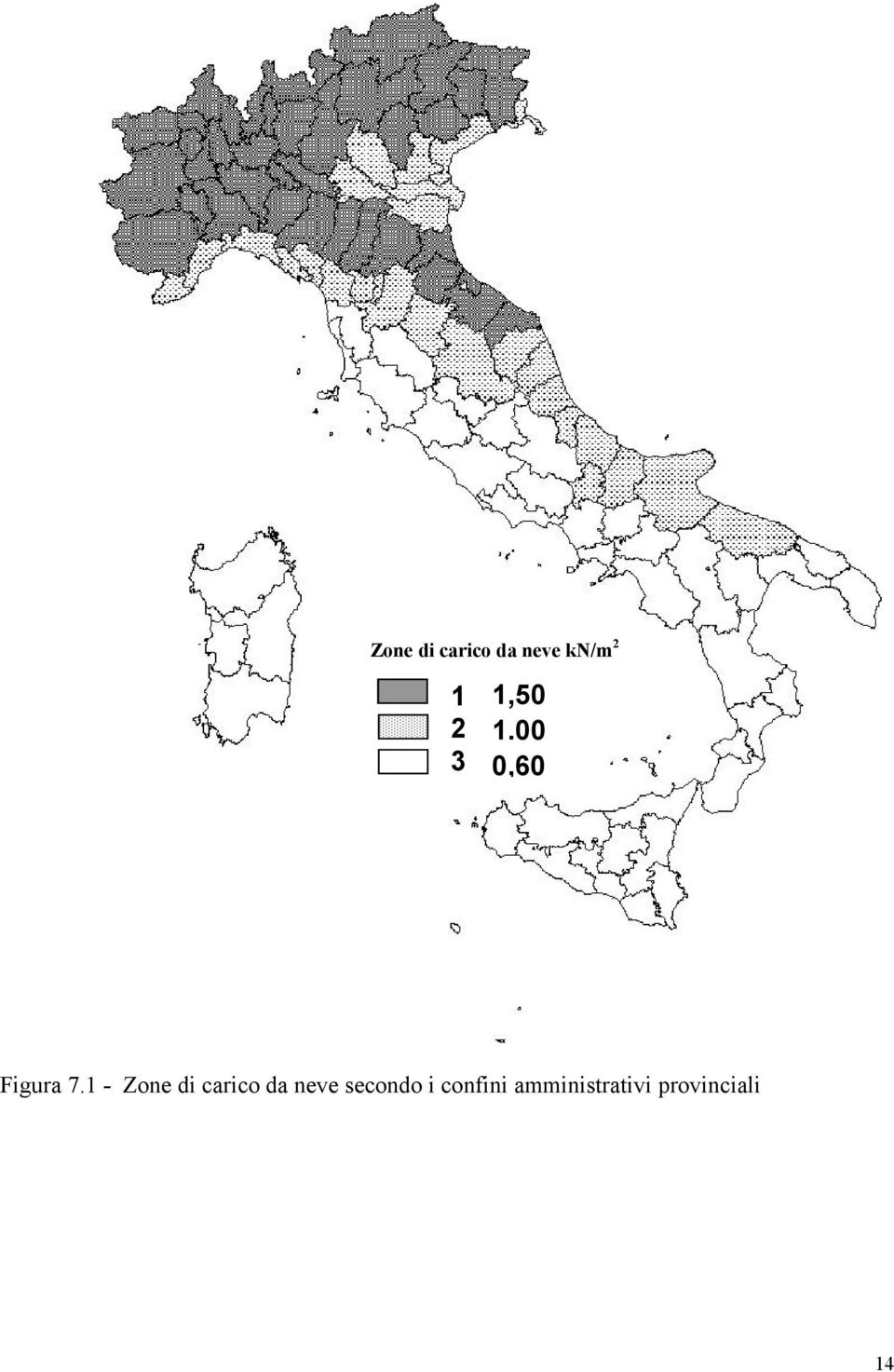 1 - Zone di carico da neve