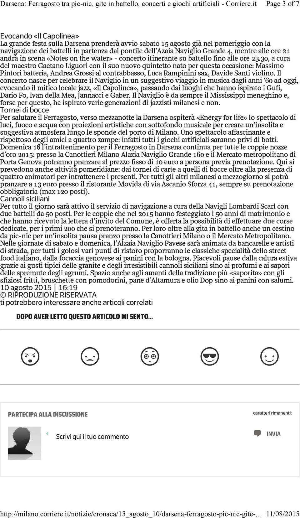 30, a cura del maestro Gaetano Liguori con il suo nuovo quintetto nato per questa occasione: Massimo Pintori batteria, Andrea Grossi al contrabbasso, Luca Rampinini sax, Davide Santi violino.