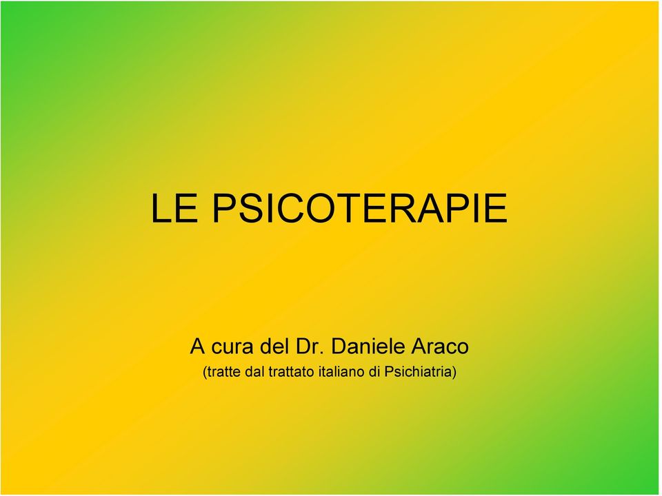 Daniele Araco (tratte