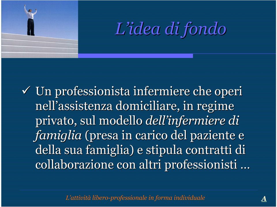 infermiere di famiglia (presa in carico del paziente e della sua