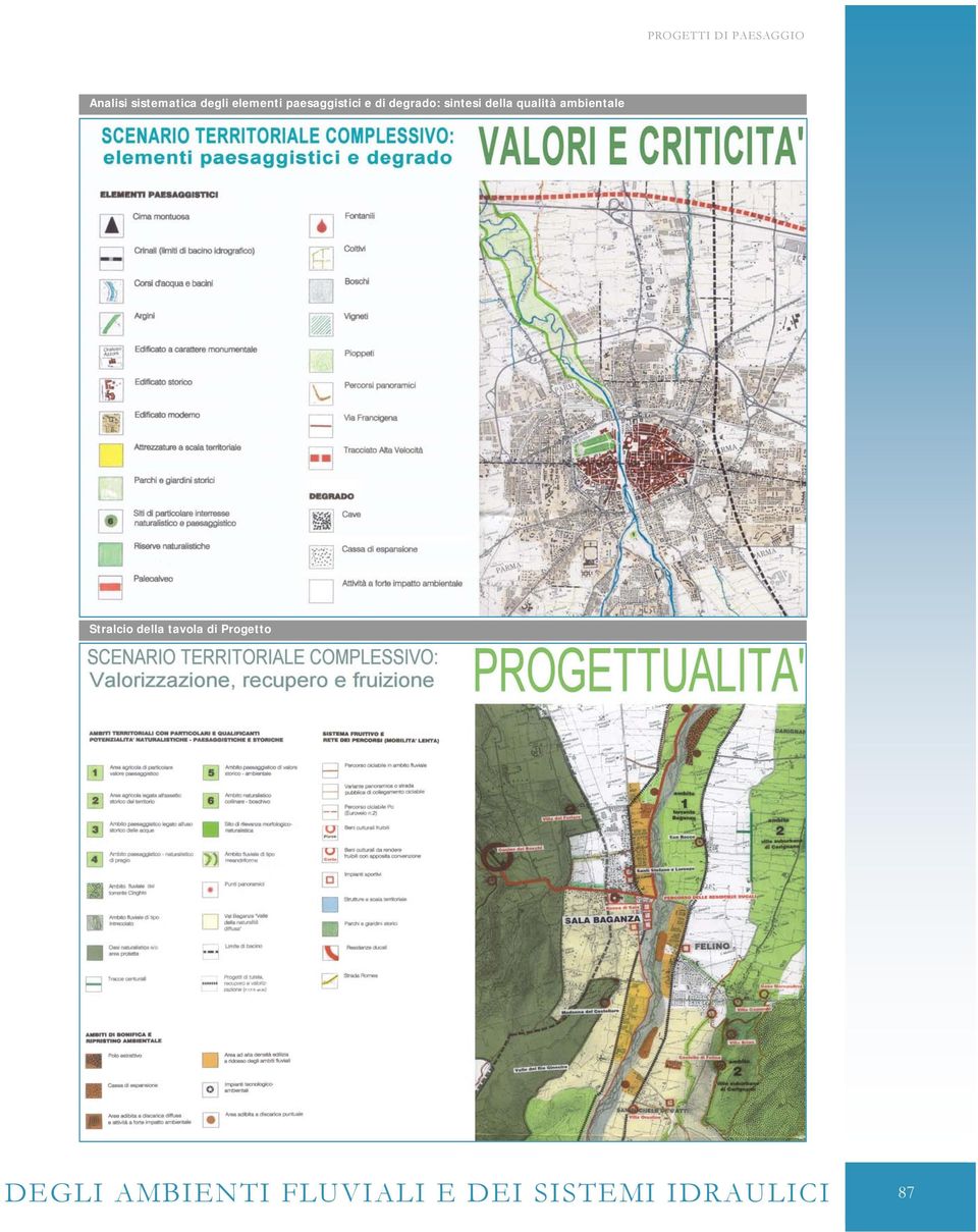 qualità ambientale Stralcio della tavola di