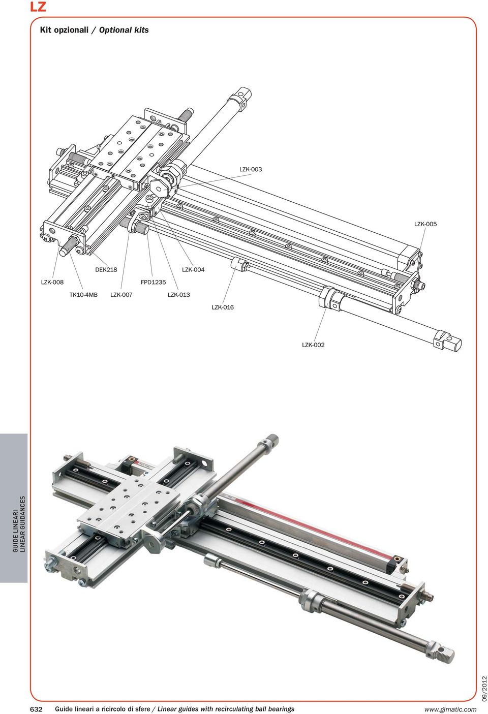 sfere / Linear guides with