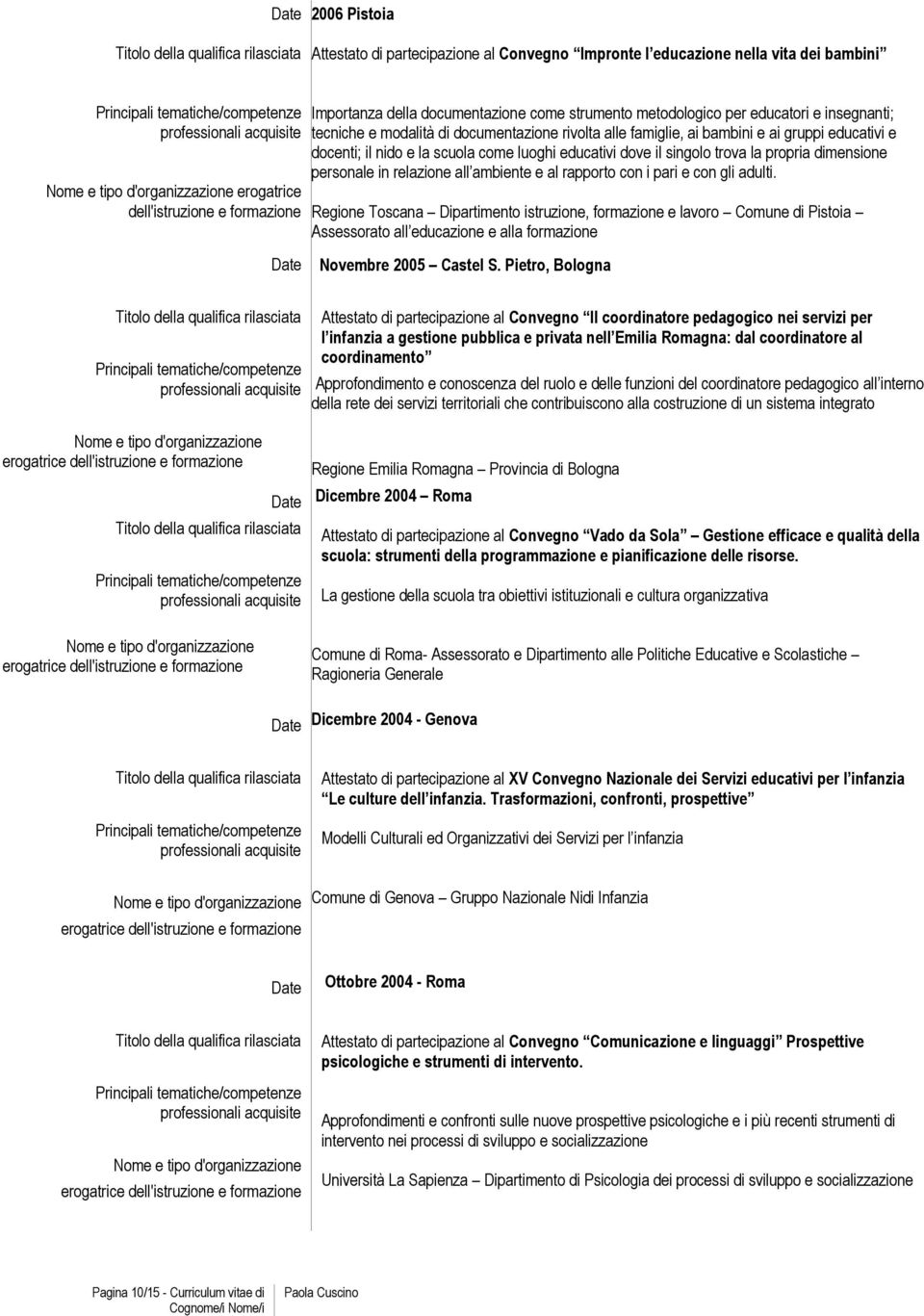 relazione all ambiente e al rapporto con i pari e con gli adulti.