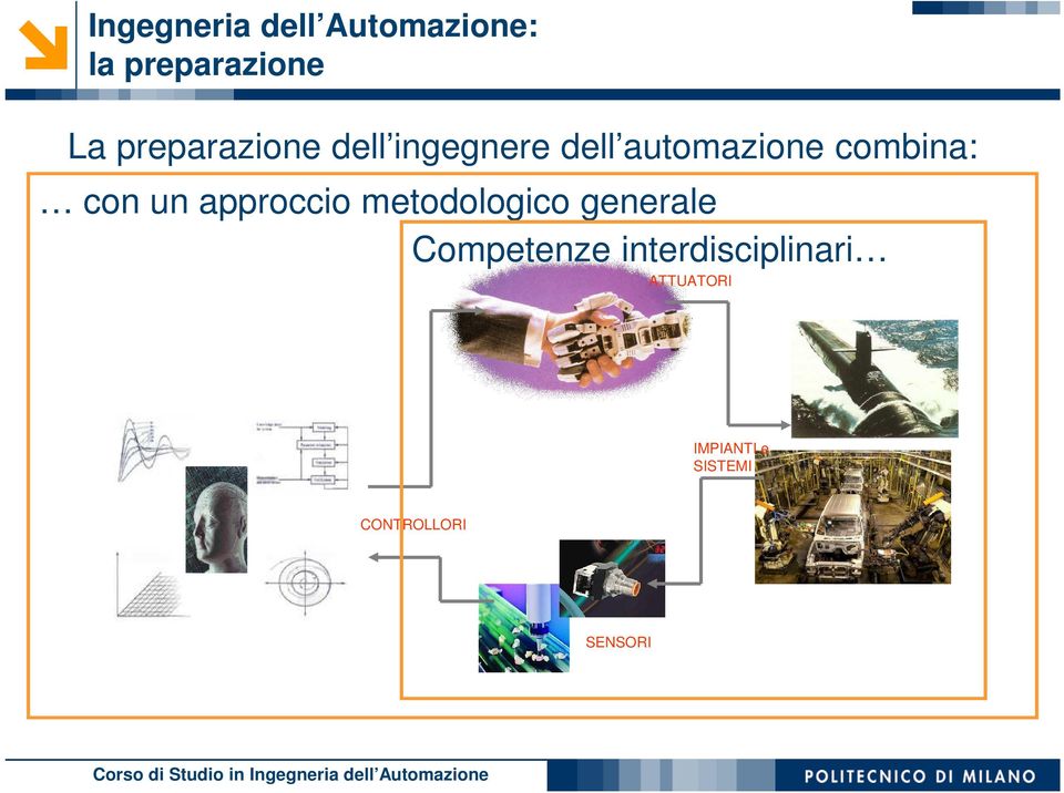 con un approccio metodologico generale Competenze