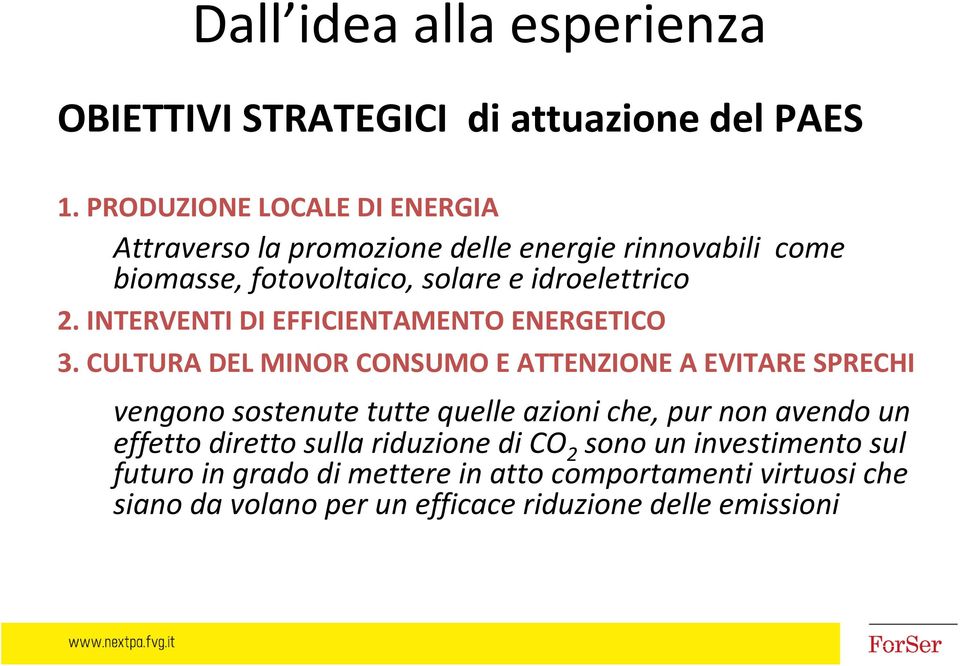 INTERVENTI DI EFFICIENTAMENTO ENERGETICO 3.