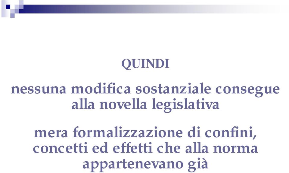 formalizzazione di confini, concetti