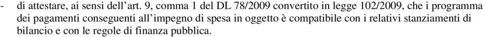 programma dei pagamenti conseguenti all impegno di spesa in