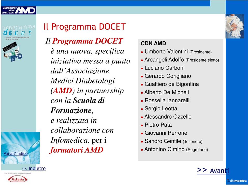 Valentini (Presidente) Arcangeli Adolfo (Presidente eletto) Luciano Carboni Gerardo Corigliano Gualtiero de Bigontina Alberto De