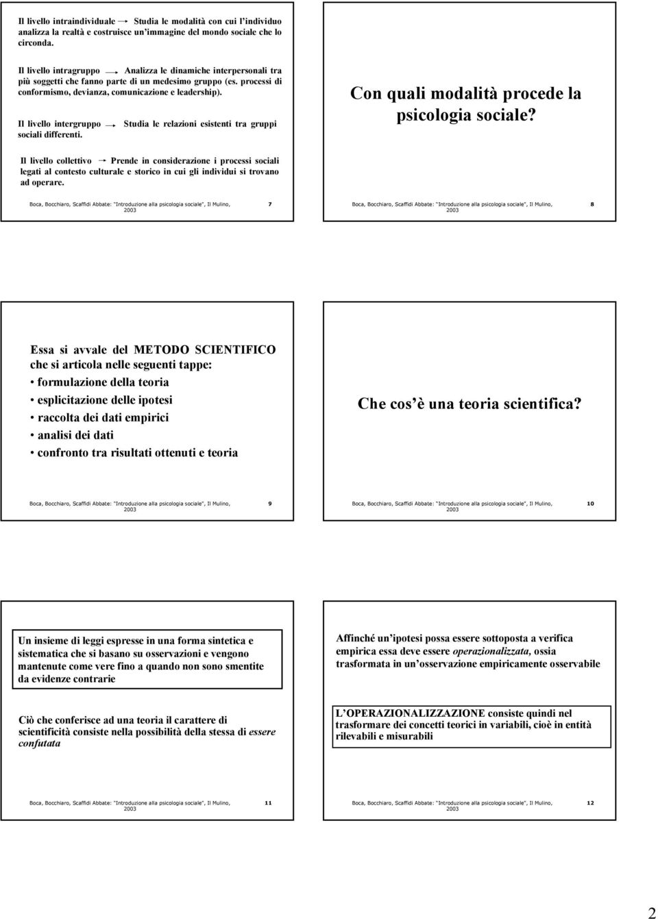 Il livello intergruppo sociali differenti. Studia le relazioni esistenti tra gruppi Con quali modalità procede la psicologia sociale?