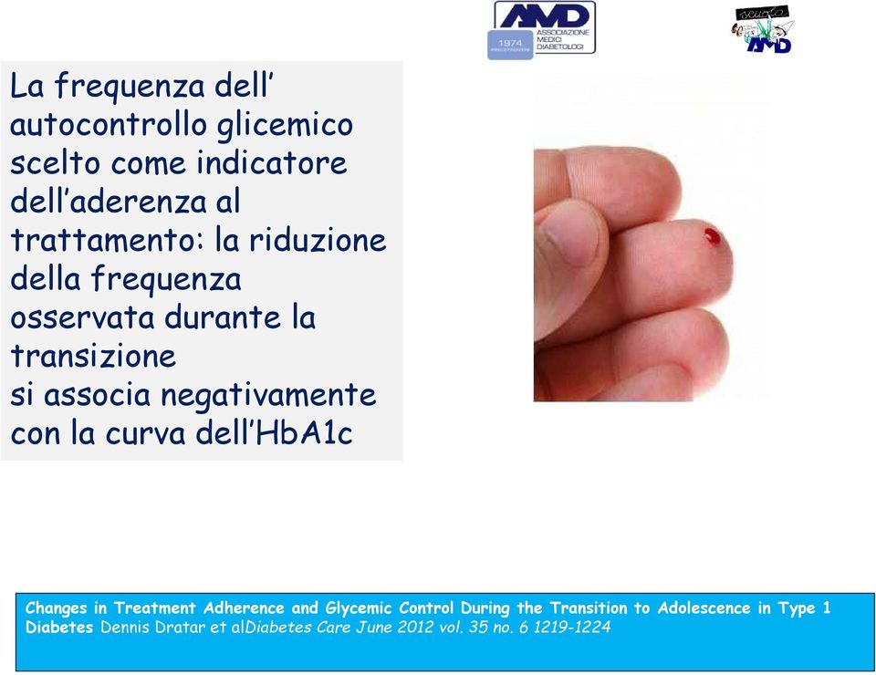 curva dell HbA1c Changes in Treatment Adherence and Glycemic Control During the Transition to