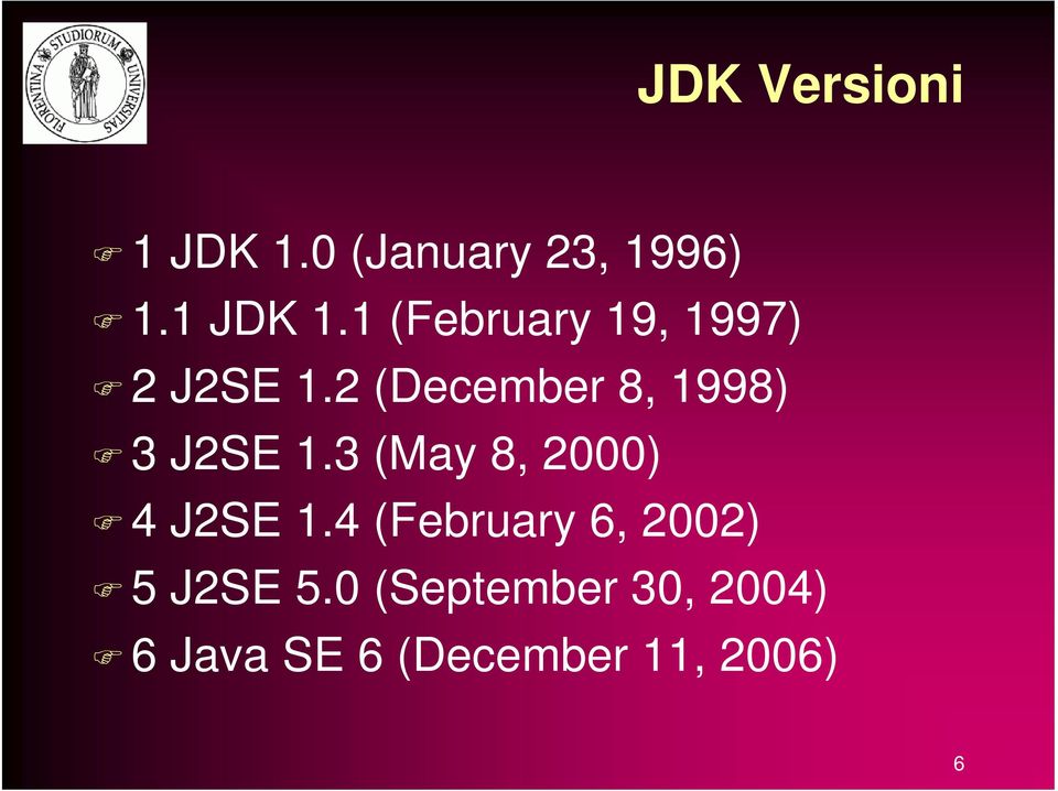 4 (February 6, 2002) 5 J2SE 5.