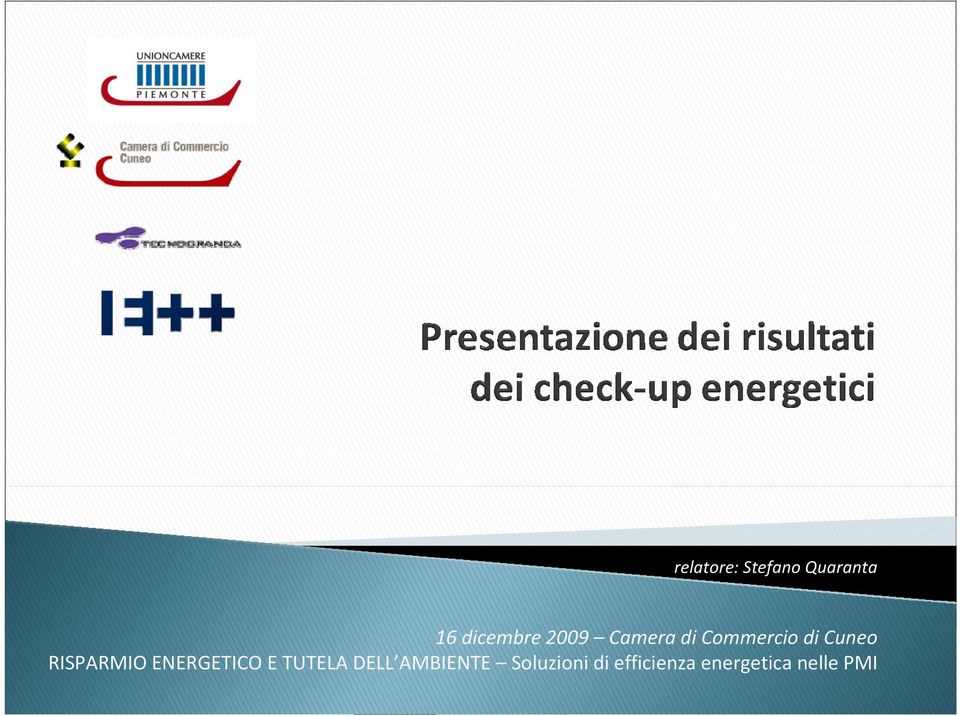 RISPARMIO ENERGETICO E TUTELA DELL