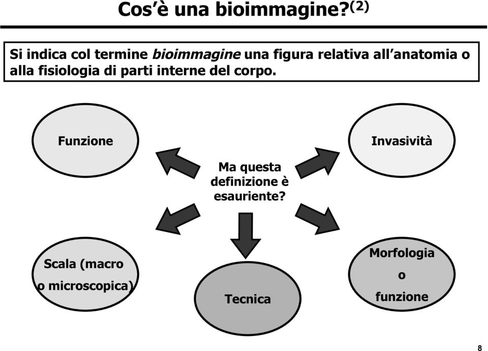 anatomia o alla fisiologia di parti interne del corpo.