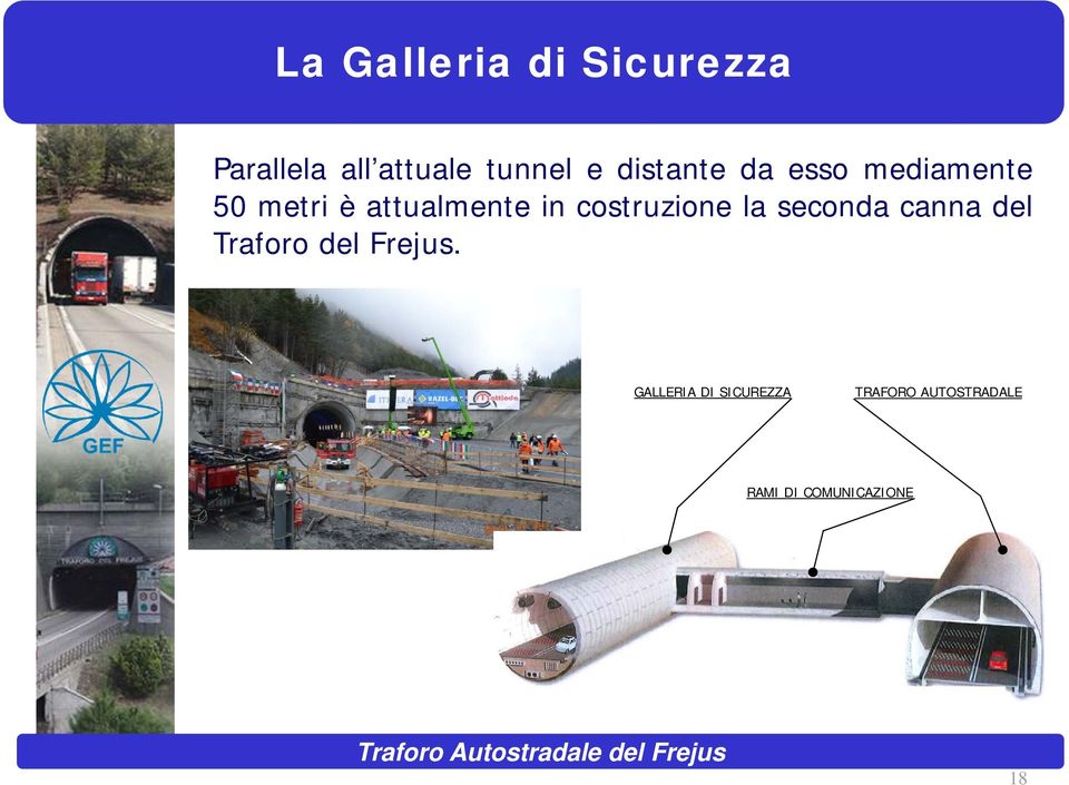 costruzione la seconda canna del Traforo del Frejus.