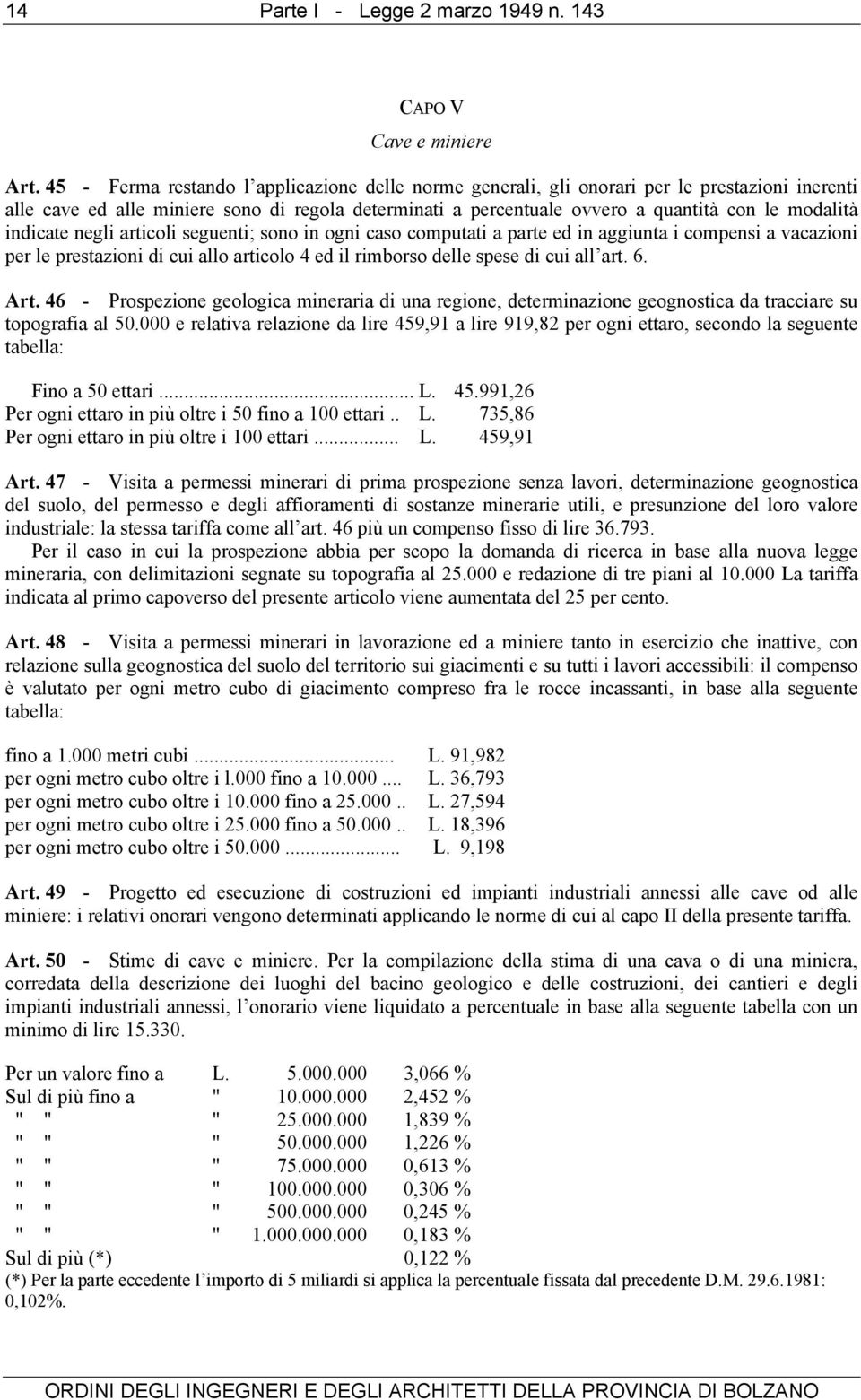 indicate negli articoli seguenti; sono in ogni caso computati a parte ed in aggiunta i compensi a vacazioni per le prestazioni di cui allo articolo 4 ed il rimborso delle spese di cui all art. 6. Art.