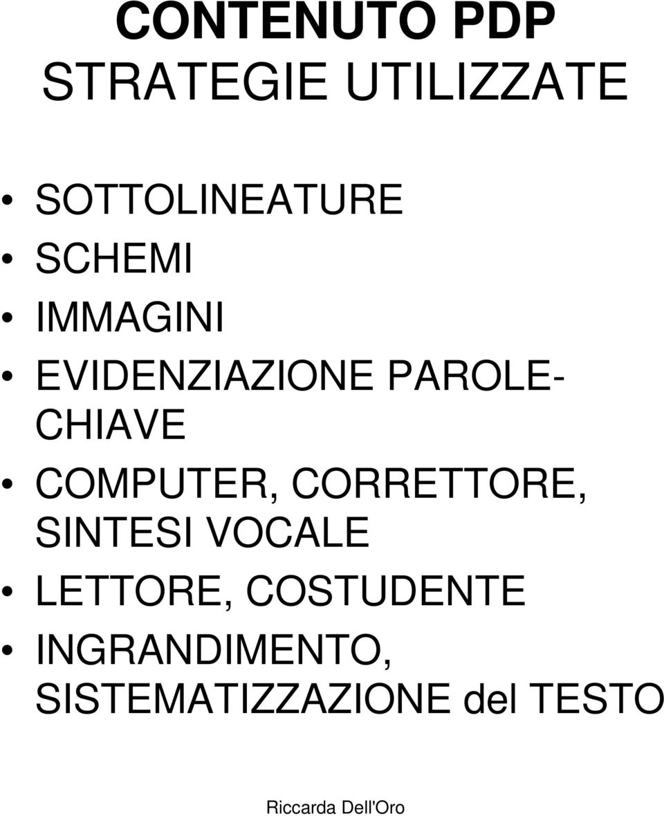 PAROLE- CHIAVE COMPUTER, CORRETTORE, SINTESI