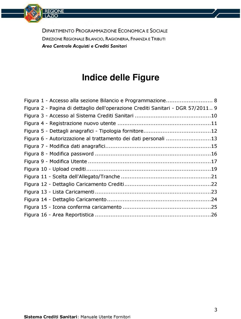 .. 12 Figura 6 - Autorizzazione al trattamento dei dati personali... 13 Figura 7 - Modifica dati anagrafici... 15 Figura 8 - Modifica password... 16 Figura 9 - Modifica Utente.