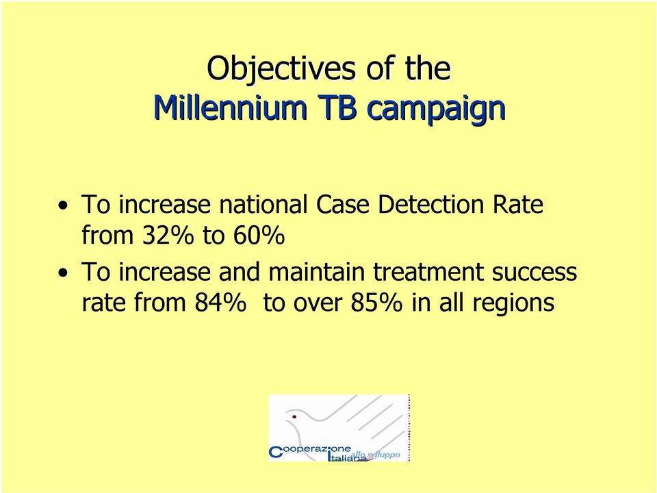 32% to 60% To increase and maintain treatment