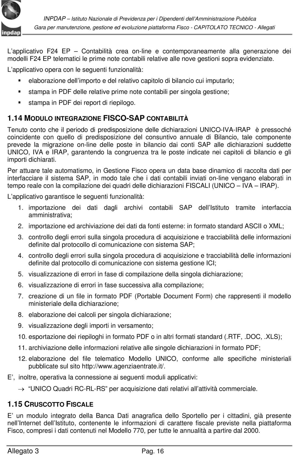 stampa in PDF dei report di riepilogo. 1.