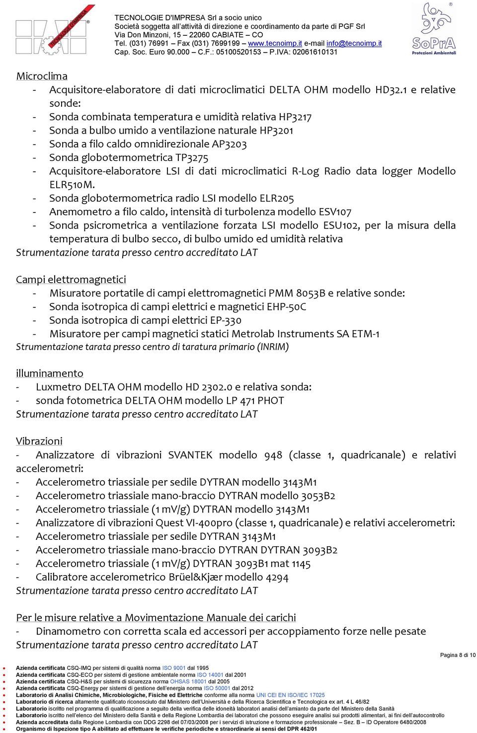 TP3275 - Acquisitore-elaboratore LSI di dati microclimatici R-Log Radio data logger Modello ELR510M.