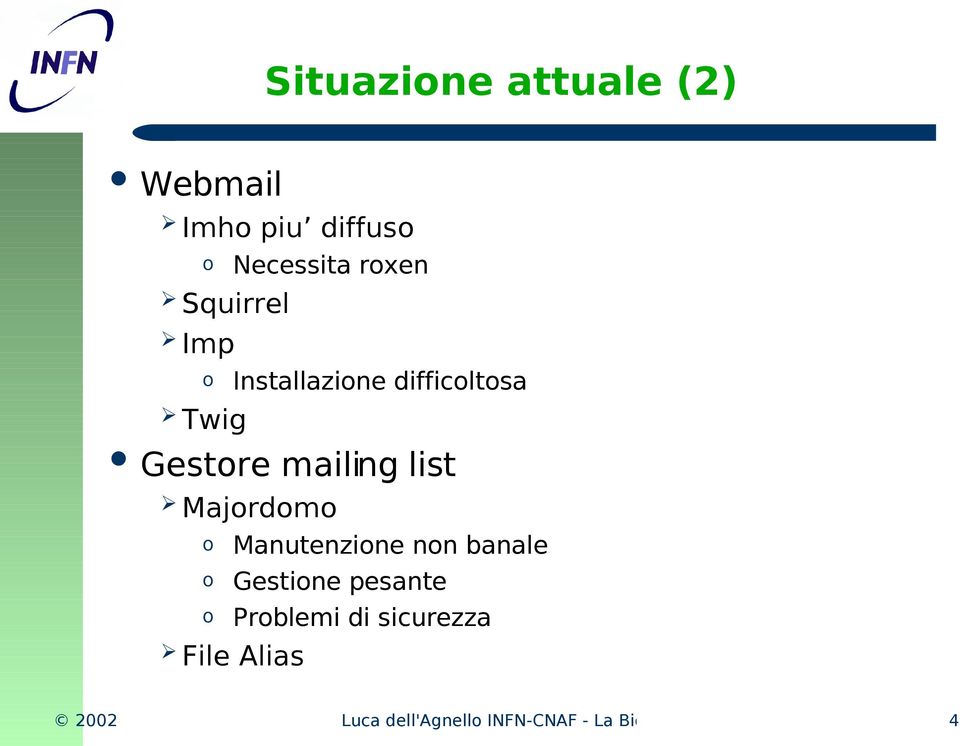 Majrdm Manutenzine nn banale Gestine pesante Prblemi di