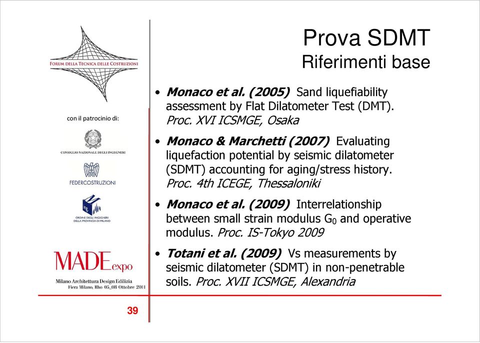 aging/stress history. Proc. 4th ICEGE, Thessaloniki Monaco et al.