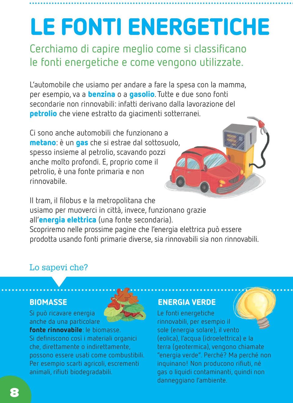 Tutte e due sono fonti secondarie non rinnovabili: infatti derivano dalla lavorazione del petrolio che viene estratto da giacimenti sotterranei.