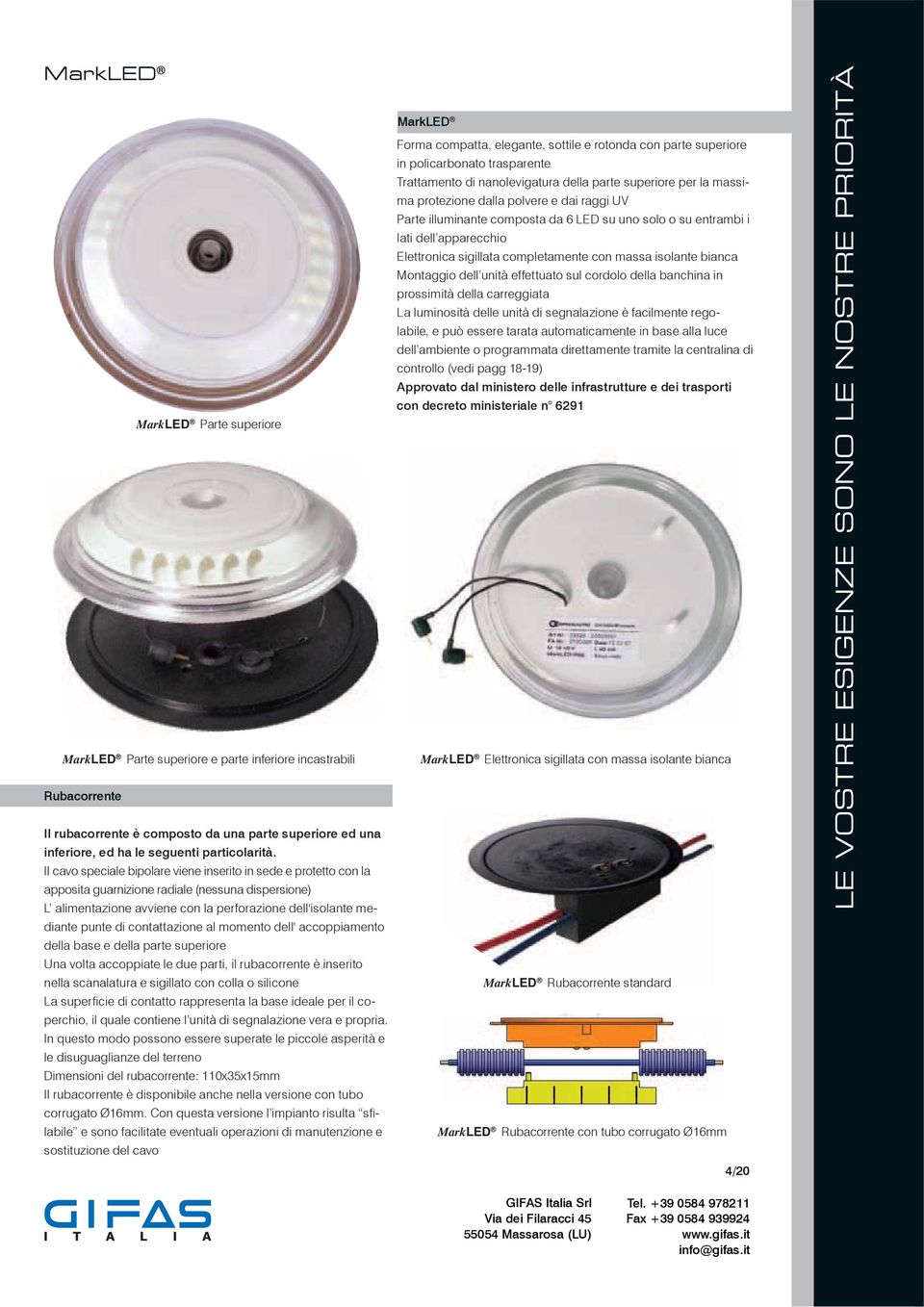 contattazione al momento dell' accoppiamento della base e della parte superiore Una volta accoppiate le due parti, il rubacorrente è inserito nella scanalatura e sigillato con colla o silicone La