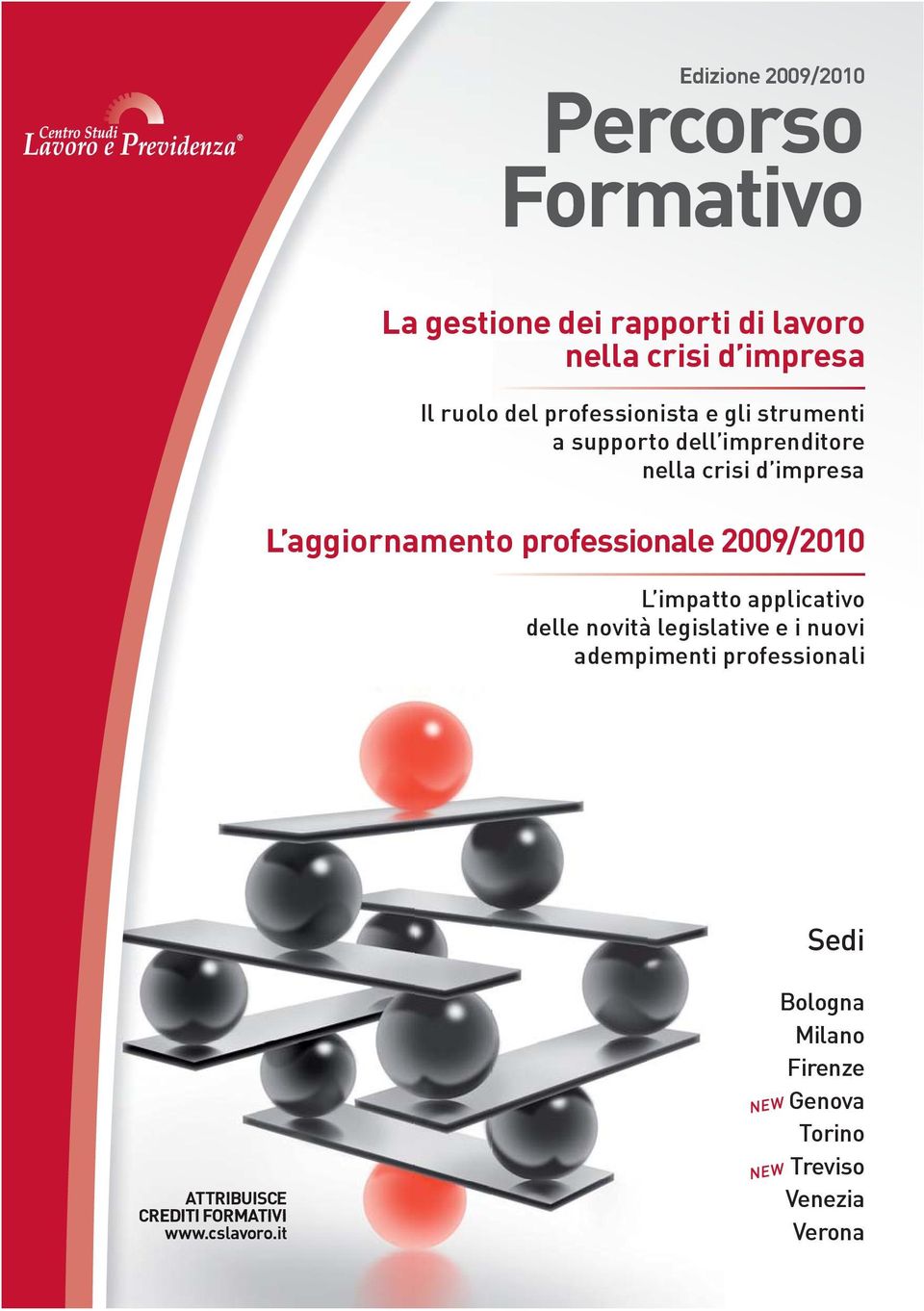 professionale 2009/2010 L impatto applicativo delle novità legislative e i nuovi adempimenti professionali