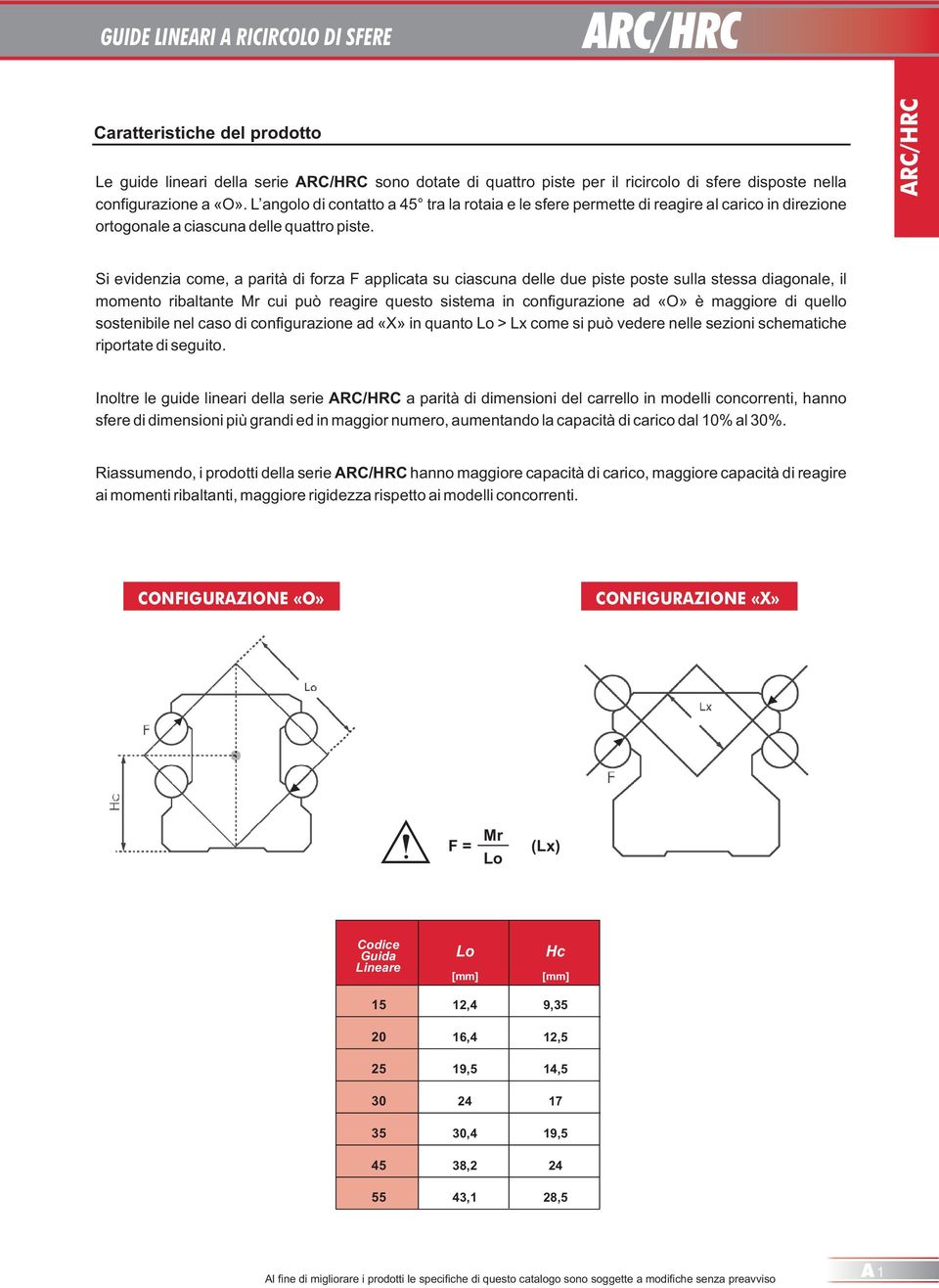 Si evidenzia come, a parità di forza F applicata su ciascuna delle due piste poste sulla stessa diagonale, il momento ribaltante Mr cui può reagire questo sistema in configurazione ad «O» è maggiore