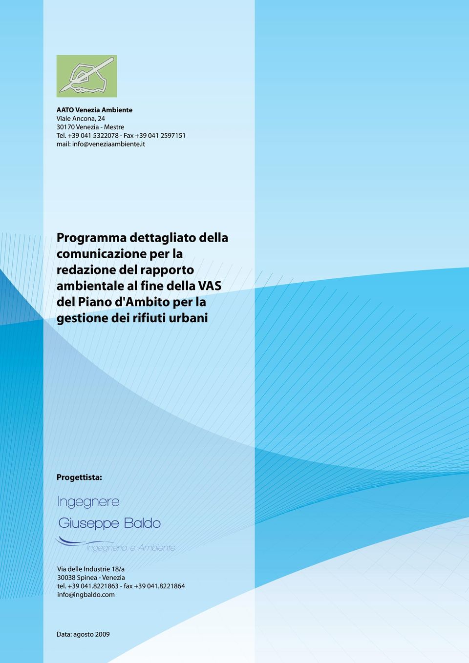 it Programma dettagliato della comunicazione per la redazione del rapporto ambientale al fine della VAS del Piano