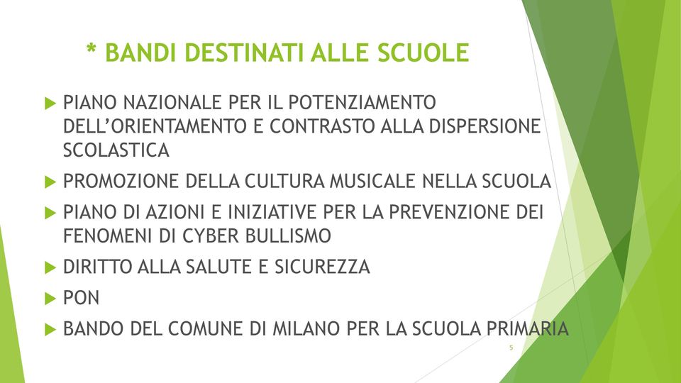 SCUOLA PIANO DI AZIONI E INIZIATIVE PER LA PREVENZIONE DEI FENOMENI DI CYBER