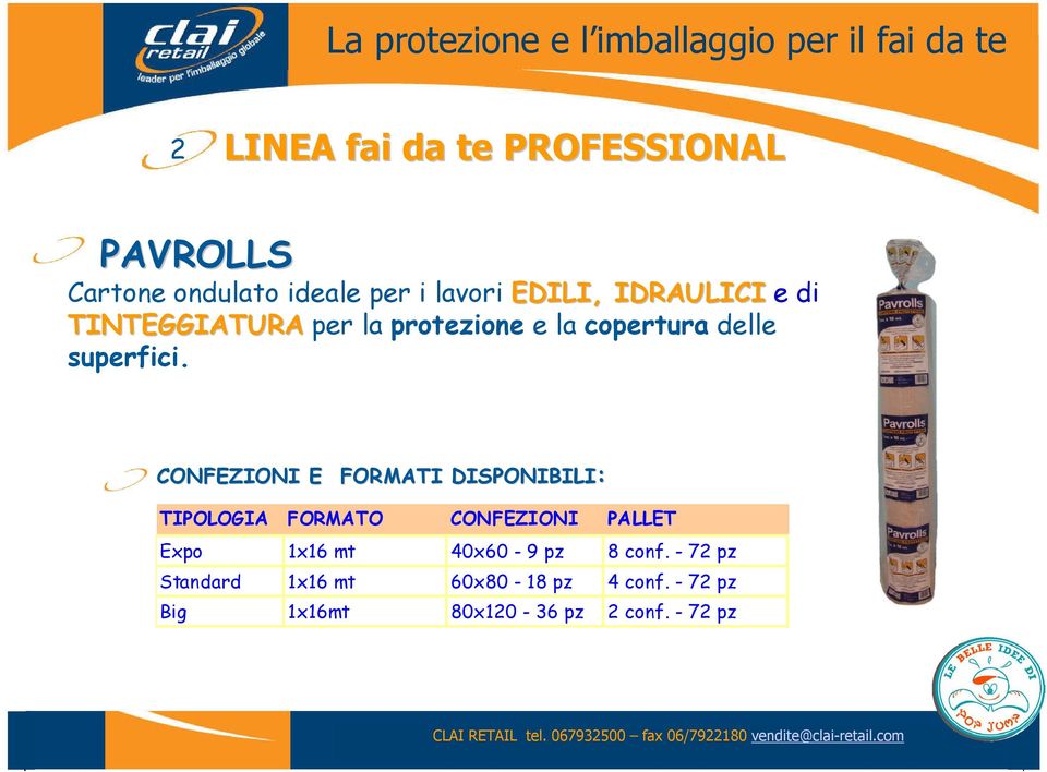 copertura delle superfici. Expo 1x16 mt 40x60-9 pz 8 conf.