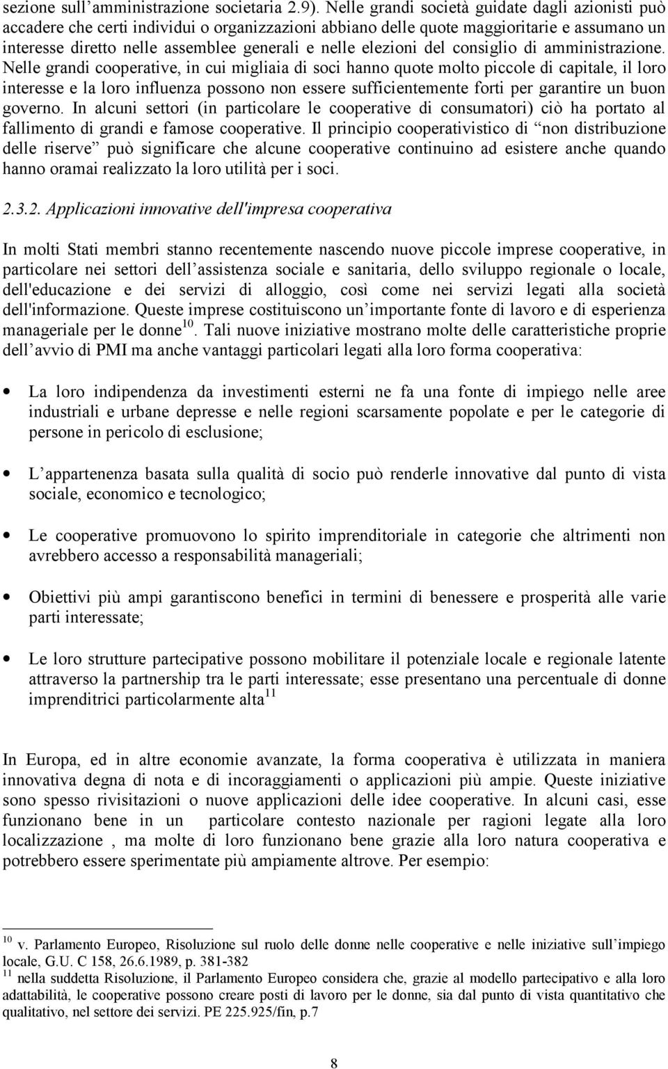 elezioni del consiglio di amministrazione.