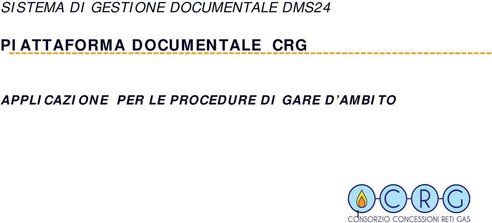 PIATTAFORMA DOCUMENTALE CRG