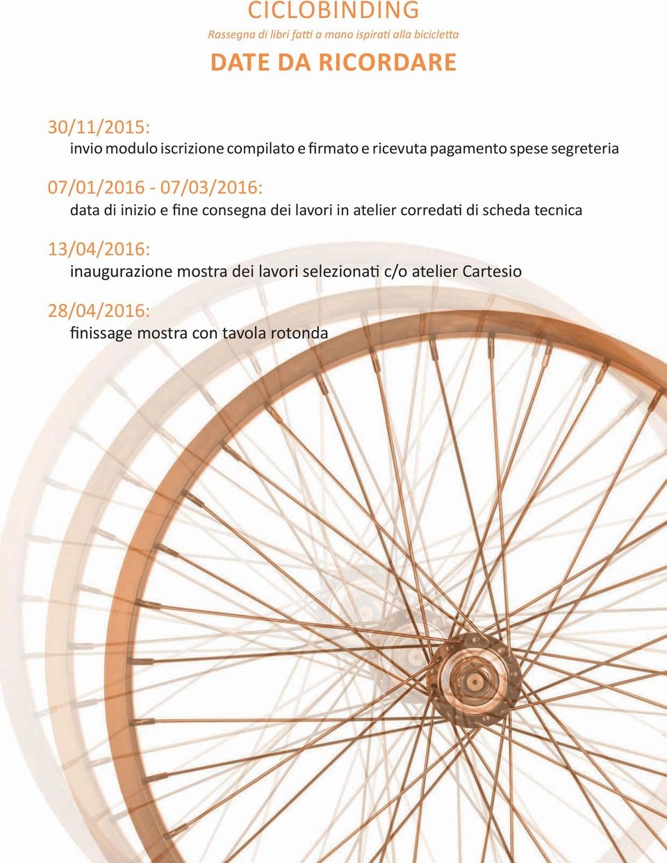 lavori in atelier corredati di scheda tecnica 13/04/2016: inaugurazione mostra dei