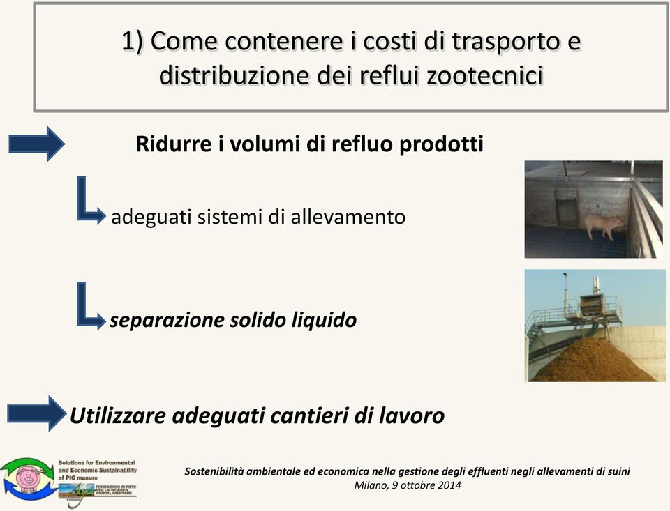 di refluo prodotti adeguati sistemi di allevamento