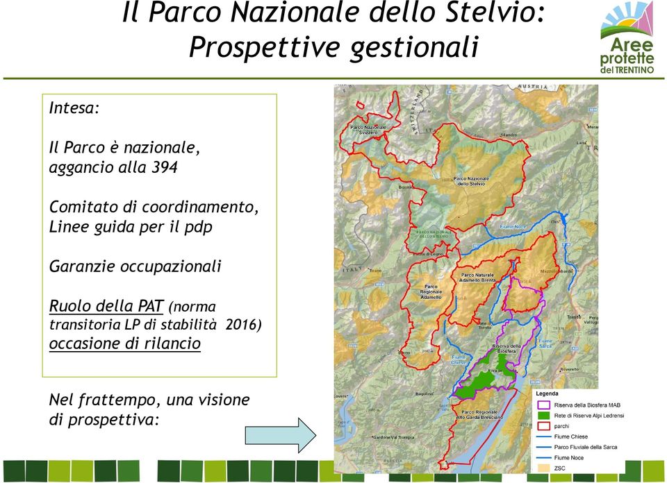 il pdp Garanzie occupazionali Ruolo della PAT (norma transitoria LP di