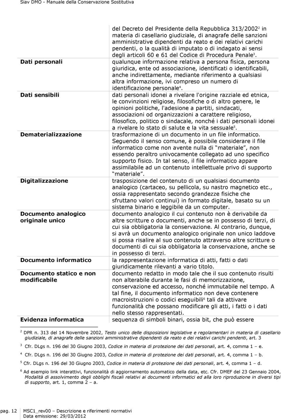 relativi carichi pendenti, o la qualità di imputato o di indagato ai sensi degli articoli 60 e 61 del Codice di Procedura Penale 3.