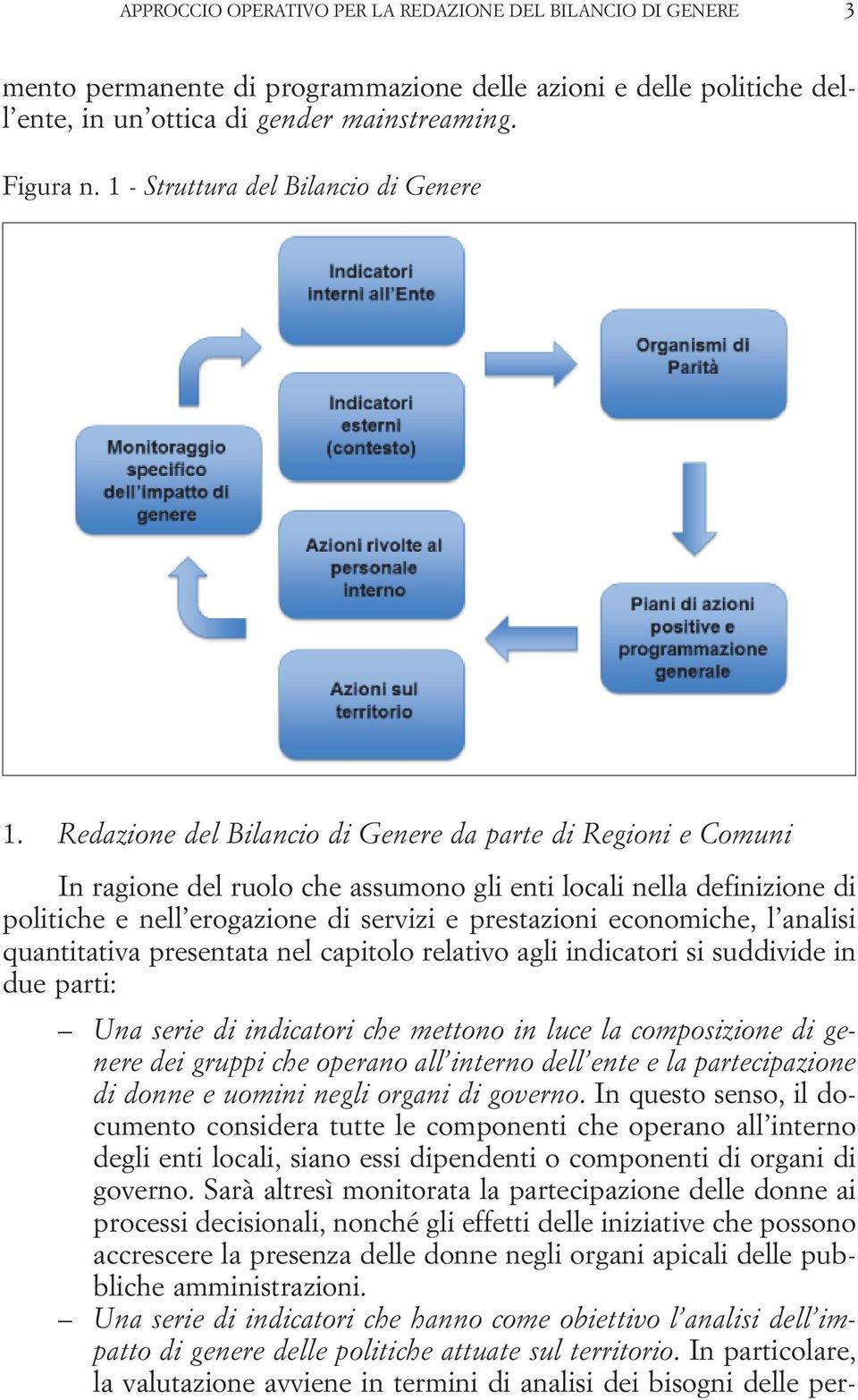 Redazione del Bilancio di Genere da parte di Regioni e Comuni In ragione del ruolo che assumono gli enti locali nella definizione di politiche e nell erogazione di servizi e prestazioni economiche, l