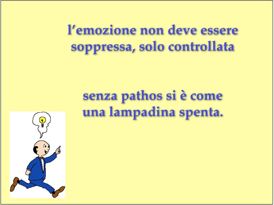 controllata senza pathos