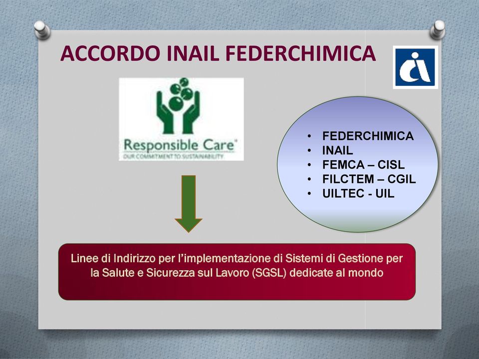 per l implementazione di Sistemi di Gestione per la