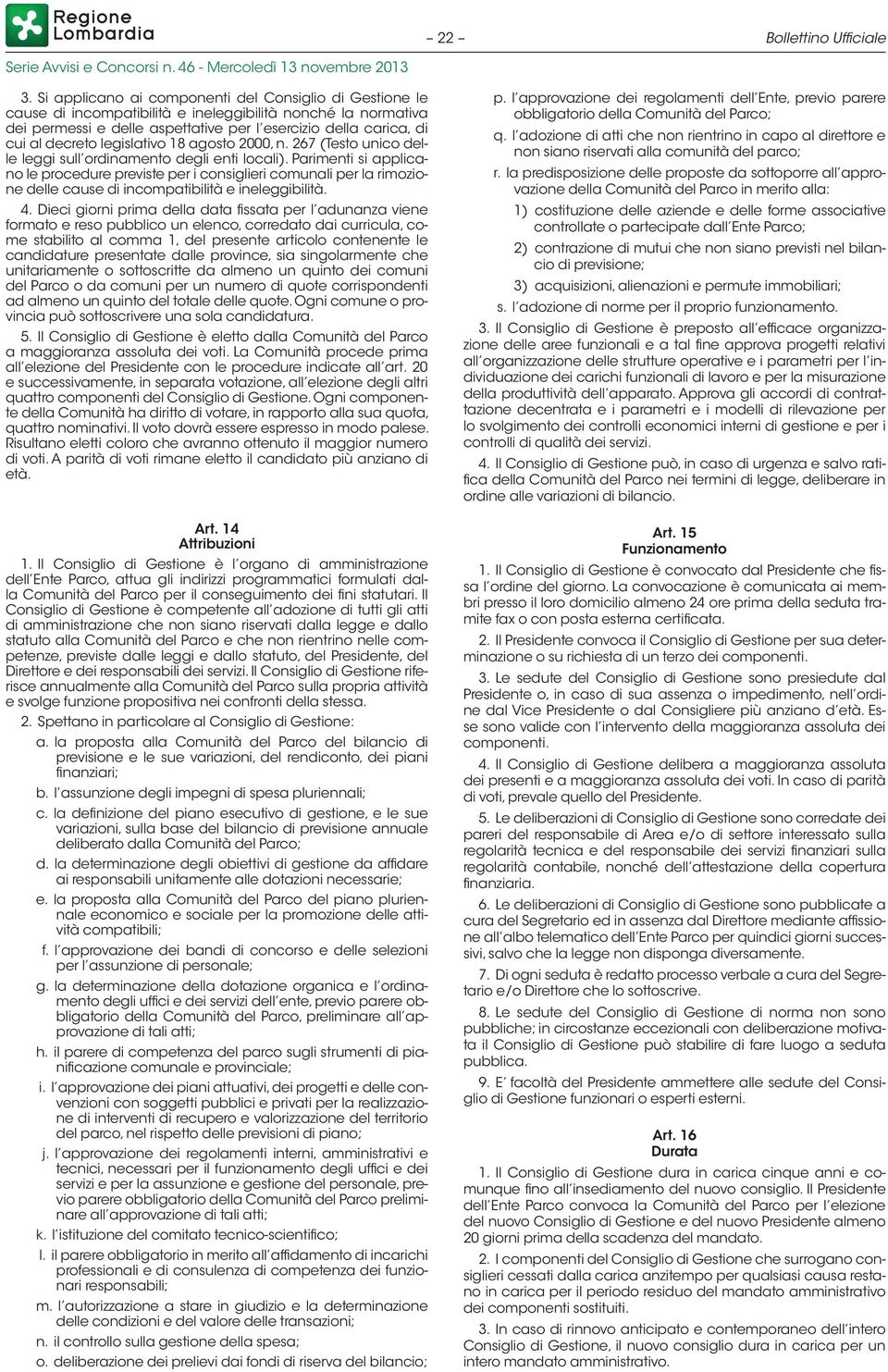 legislativo 18 agosto 2000, n. 267 (Testo unico delle leggi sull ordinamento degli enti locali).