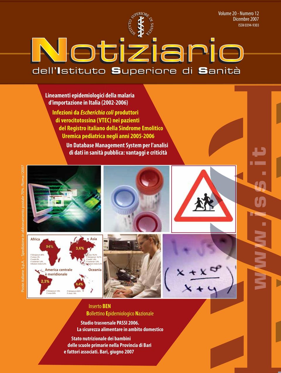 produttori di verocitotossina (VTEC) nei pazienti del Registro italiano della Sindrome Emolitico Uremica pediatrica negli anni 2005-2006 Un Database Management System per l'analisi di dati in sanità