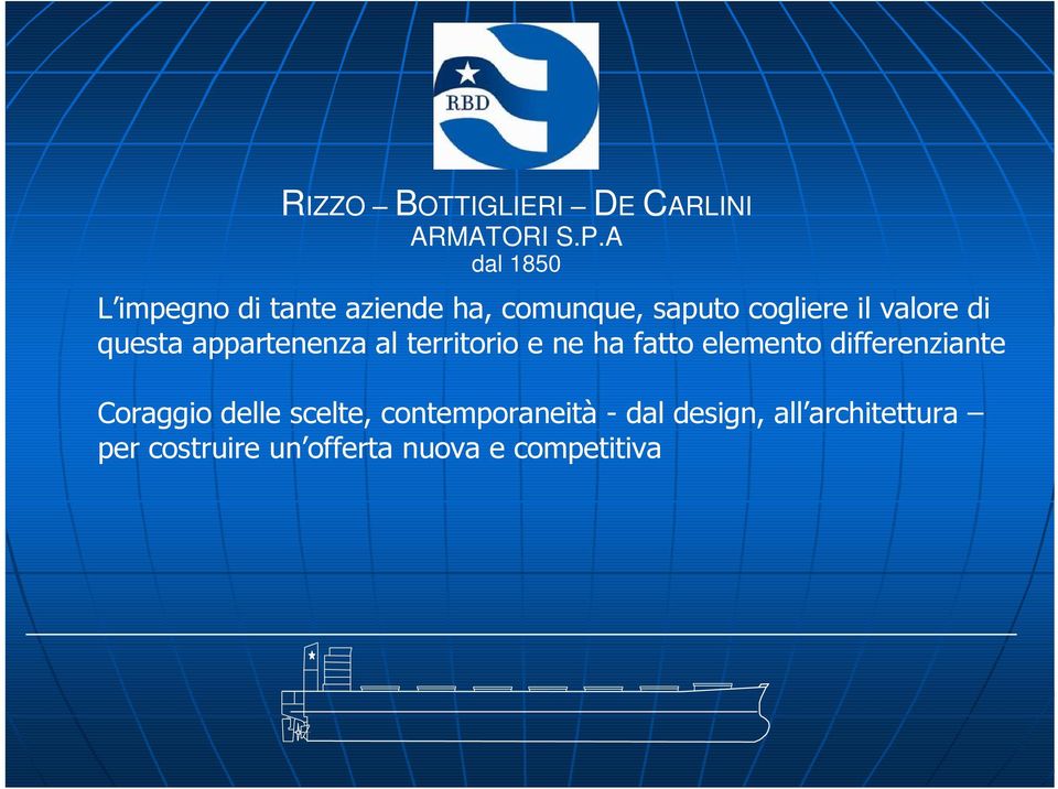 elemento differenziante Coraggio delle scelte, contemporaneità