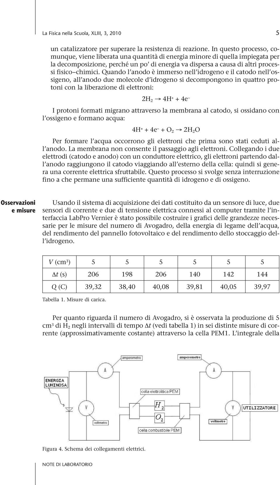 Quando l anodo è immerso nell idrogeno e il catodo nell ossigeno, all anodo due molecole d idrogeno si decompongono in quattro protoni con la liberazione di elettroni: 2H 2 4H + + 4e I protoni