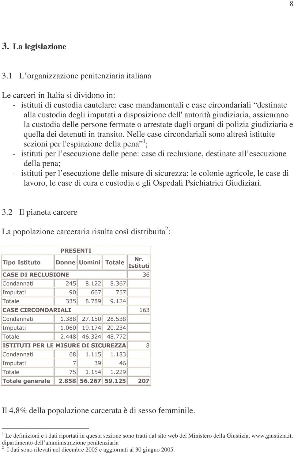 disposizione dell'autorità giudiziaria, assicurano la custodia delle persone fermate o arrestate dagli organi di polizia giudiziaria e quella dei detenuti in transito.