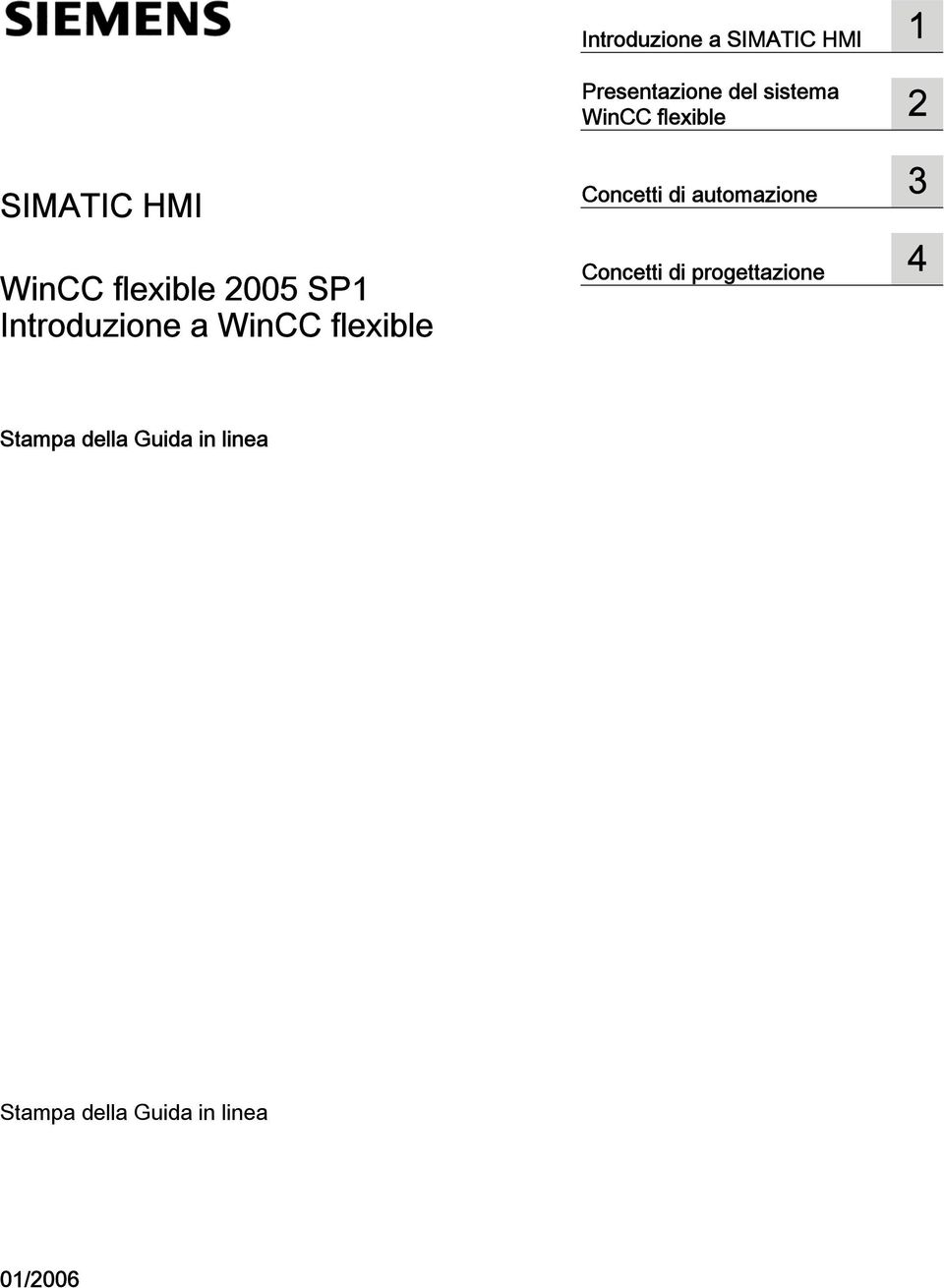 WinCC flexible 2 Concetti di automazione 3 Concetti di