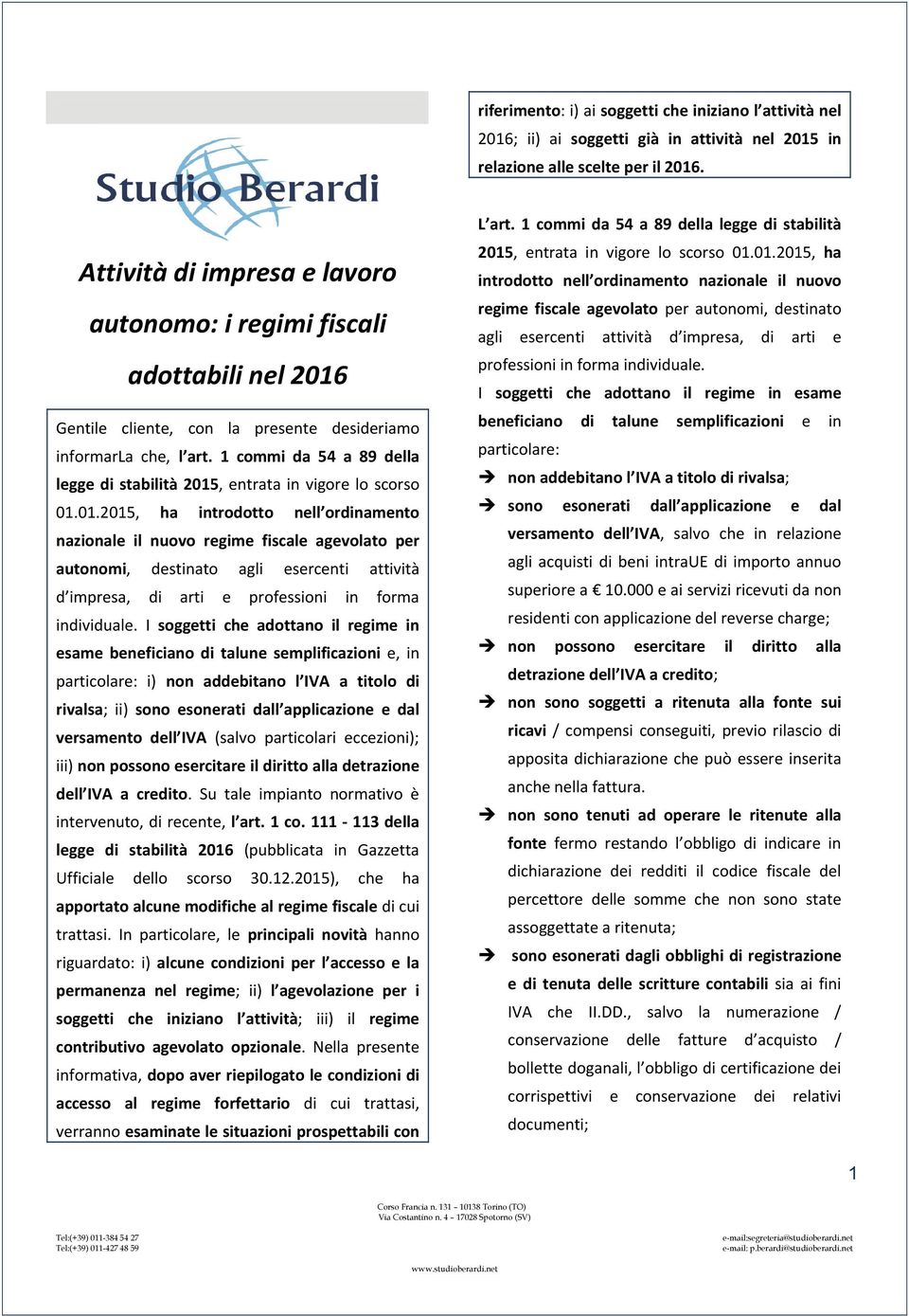 1 commi da 54 a 89 della legge di stabilità 2015