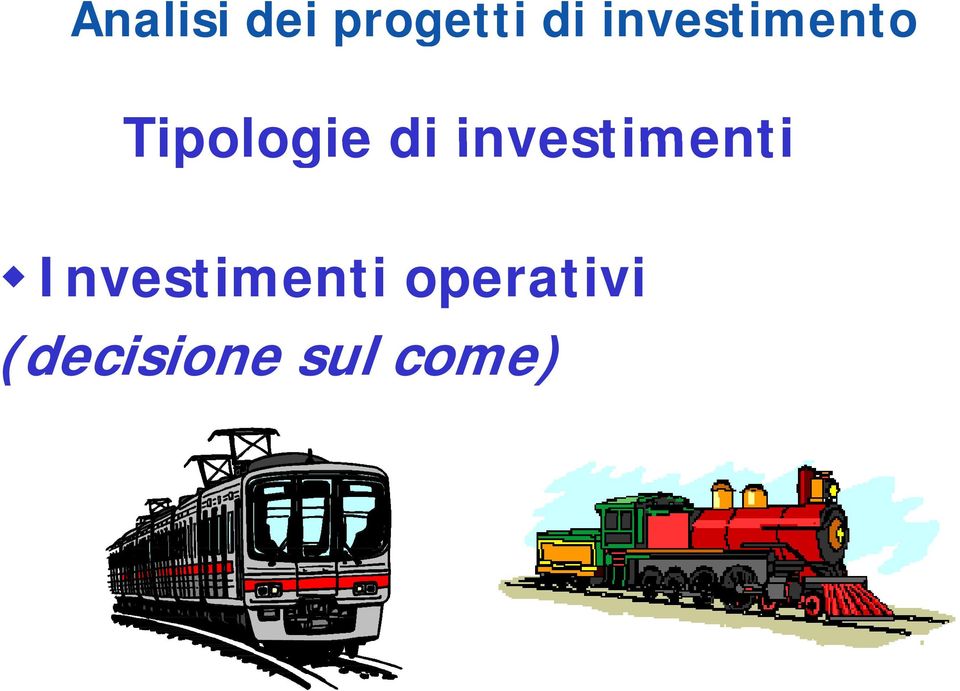 di investimenti